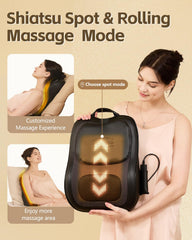 CareKing Up & Down Shiatsu Back Massager side view showing ergonomic curve