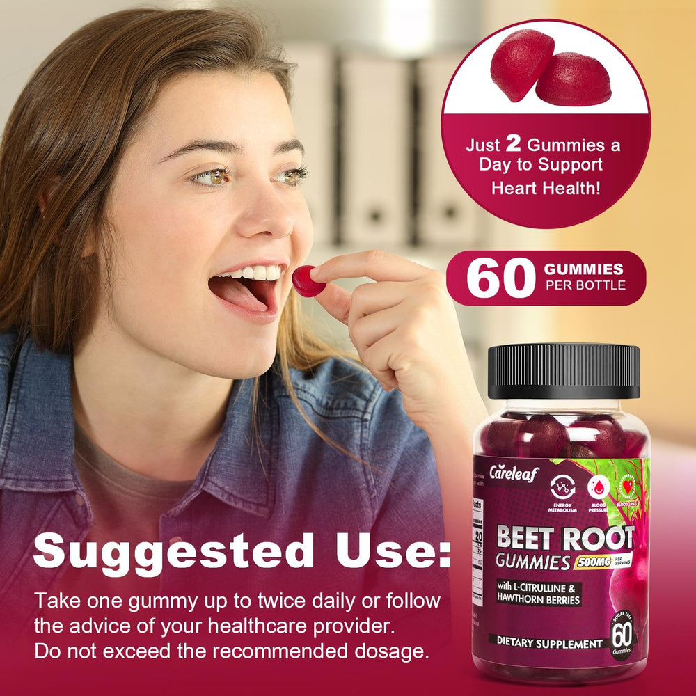 careleaf detox beetroot gummies scene suggesting cleansing routine