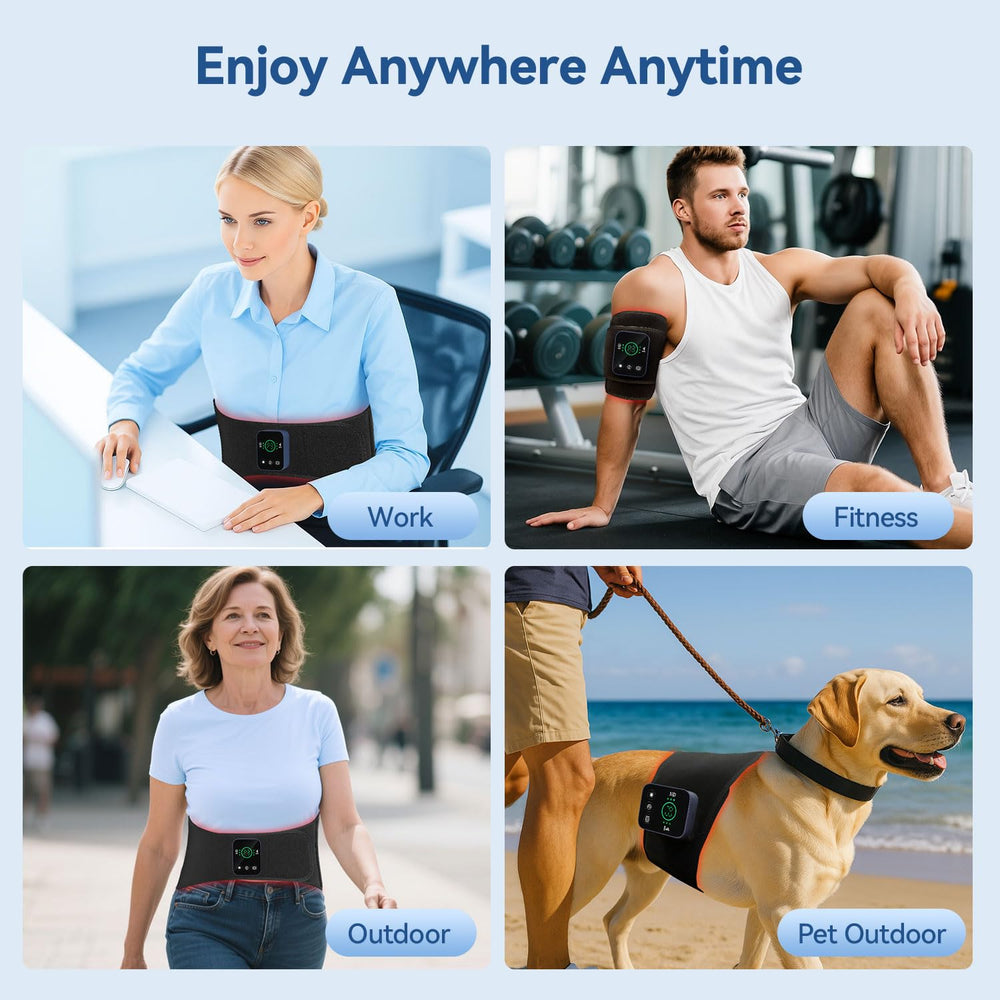 CAREMORR belt features silent massage and vibration for relaxation