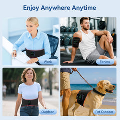 CAREMORR belt features silent massage and vibration for relaxation