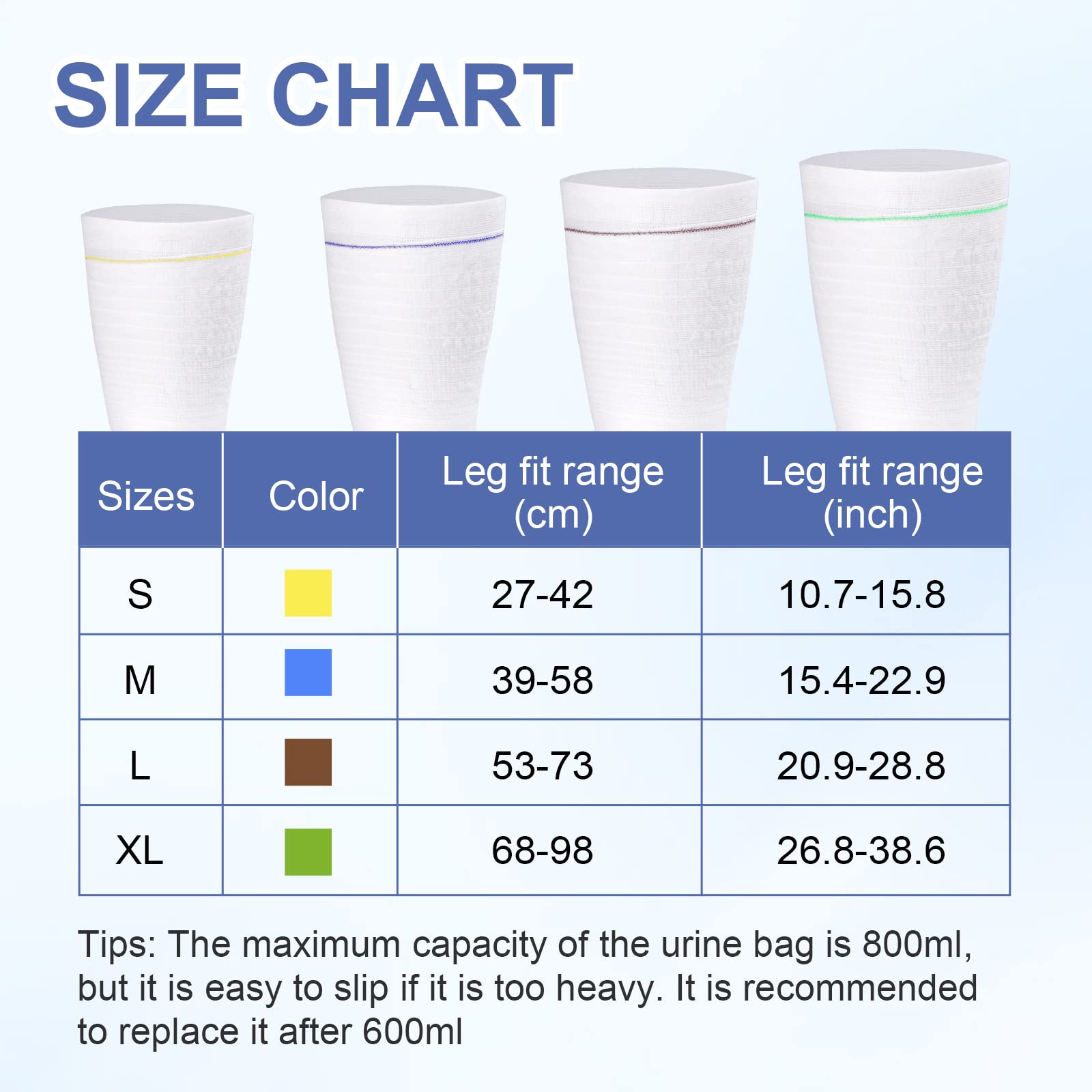 CARER Healthcare catheter leg sleeve elastic fabric is soft, breathable.