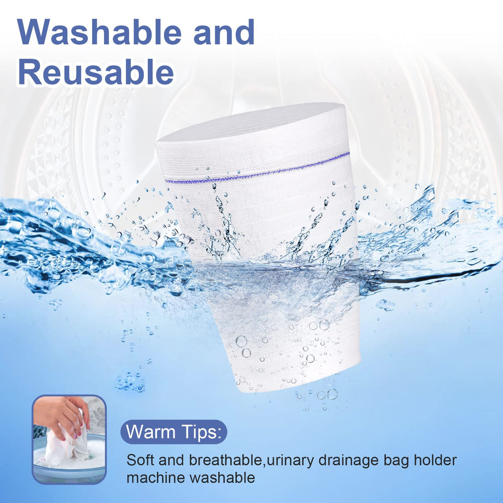 CARER Healthcare leg bag holder suitable for hospital or home use.