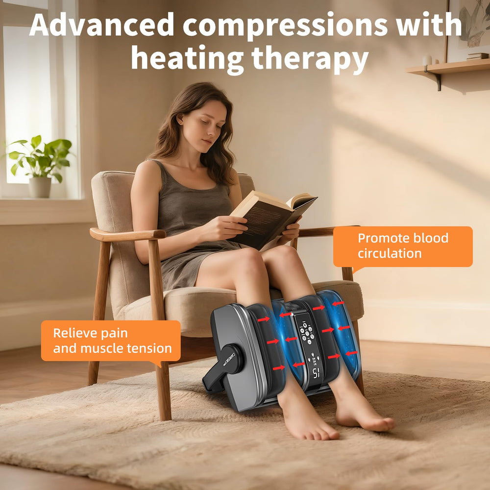 CARESKY Foot Massager six-stage timer for flexible session lengths.