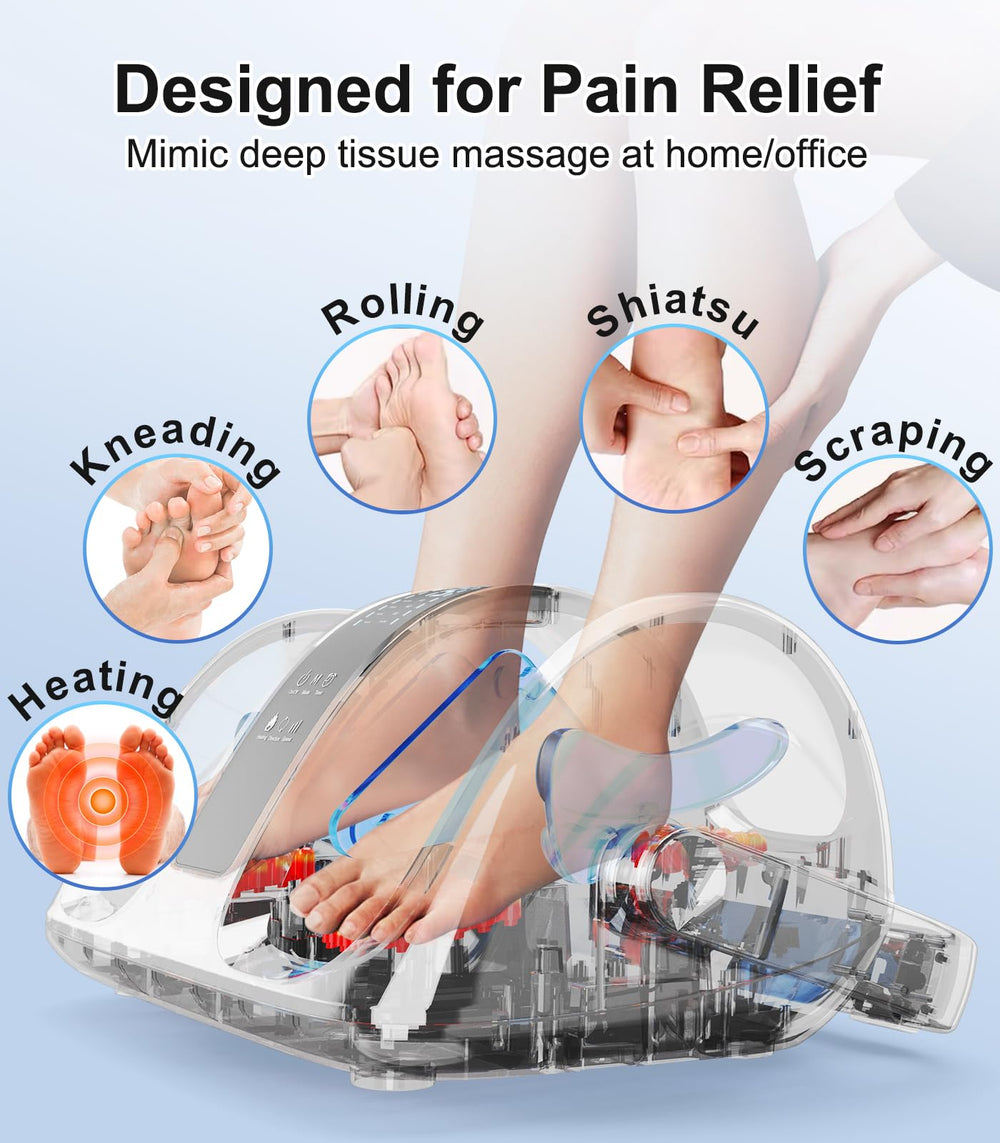 CARESKY Shiatsu kneading-rolling action soothes tired feet and calves