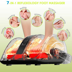 CARESKYpro foot massager with three heating levels for personalized warmth