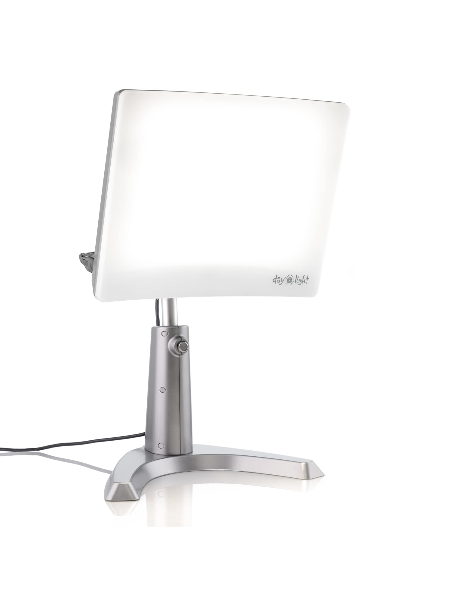 Carex Day-Light Classic Plus front view showing glare-free 10,000 lux therapy light.