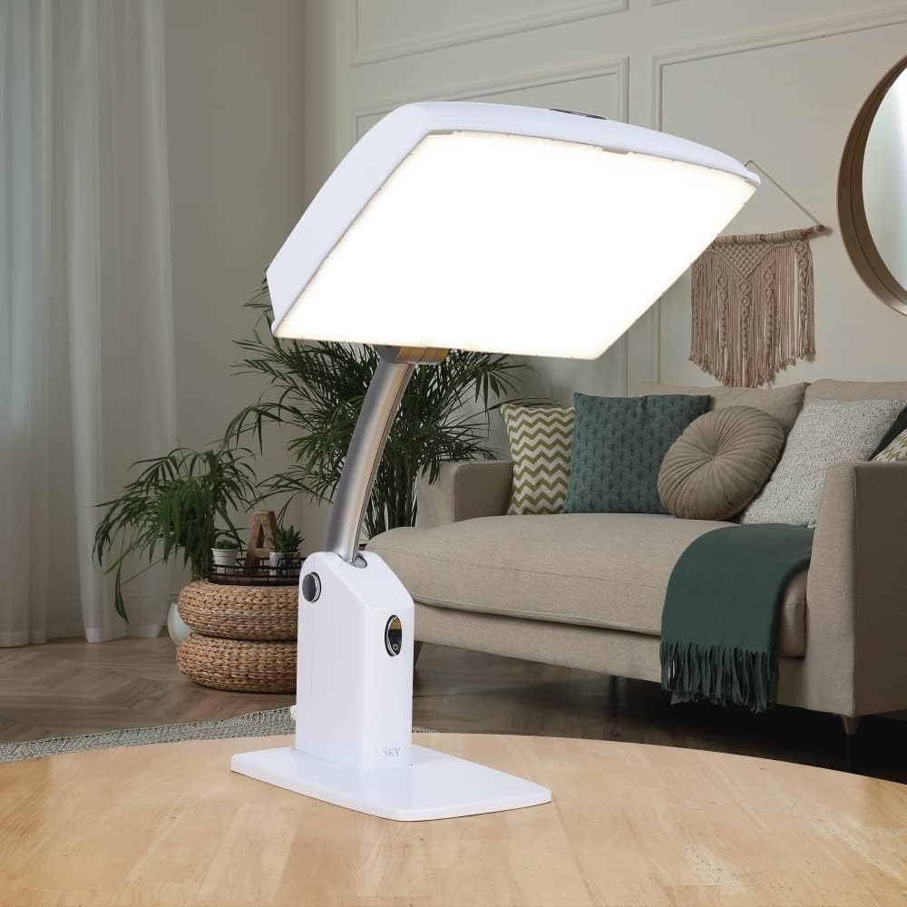 Carex Day-Light Sky packaging contents shown for quick setup.