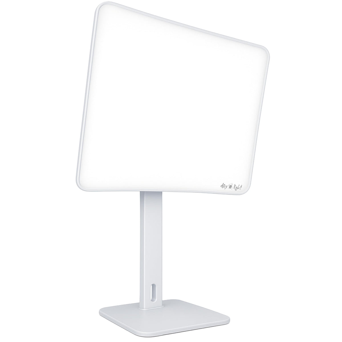 Carex Day-Light Elite lamp at 12 inches delivers mood-boosting 10,000 lux light.