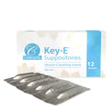 Carlson Key-E Suppositories — 30 IU Vitamin E, Lubricating Vaginal & Rectal Use, 12 Count