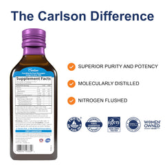 Dropper from Carlson Kids oil for easy, kid-friendly dosing