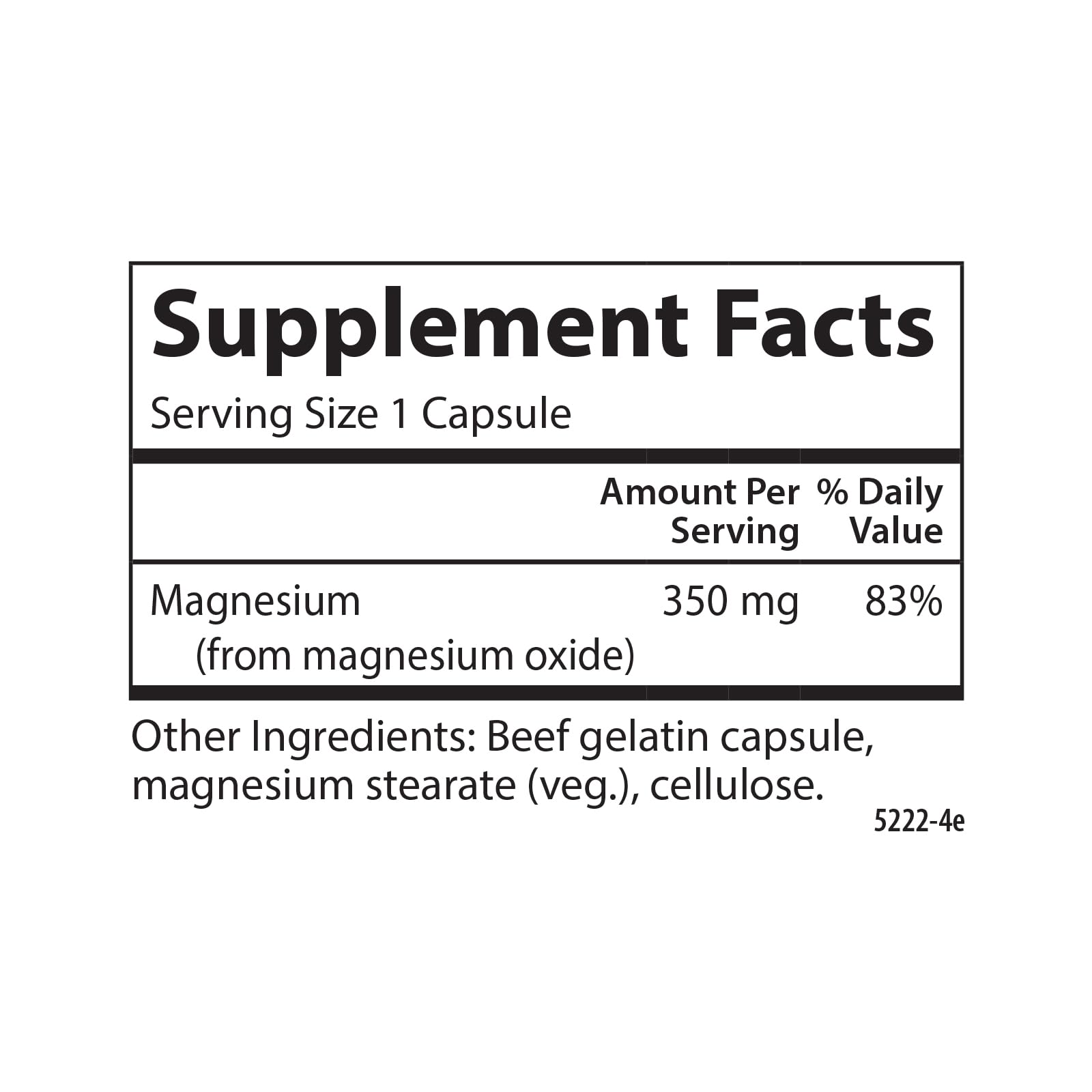 Carlson Magnesium capsules close-up emphasizing easy-to-swallow design.