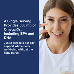 Carlson Salmon Oil label highlights Norwegian origin and sustainable sourcing