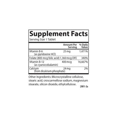 Carlson Tri-B label design focused on vitamins and purity