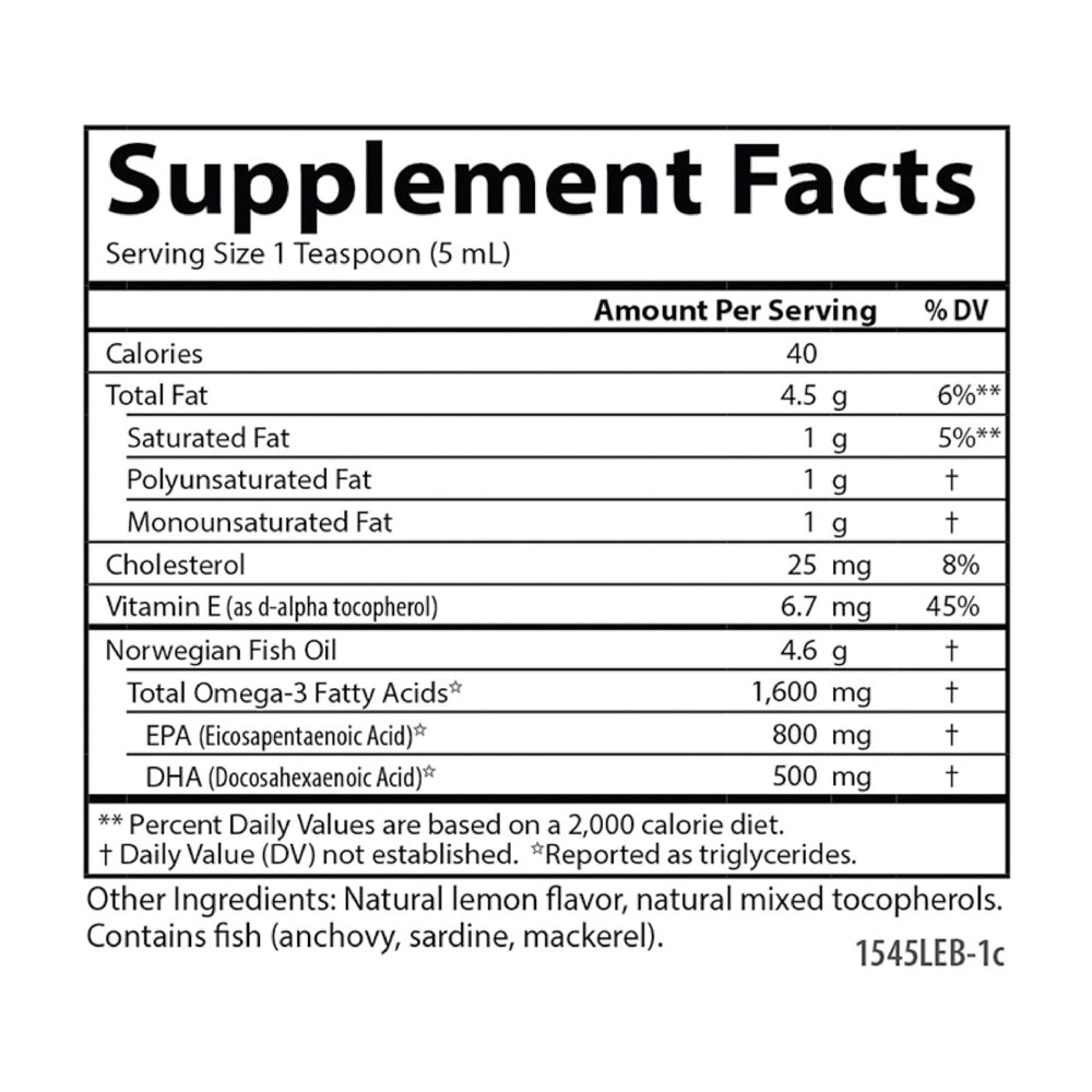 Carlson 500 ml bottle on counter, ready for daily use.