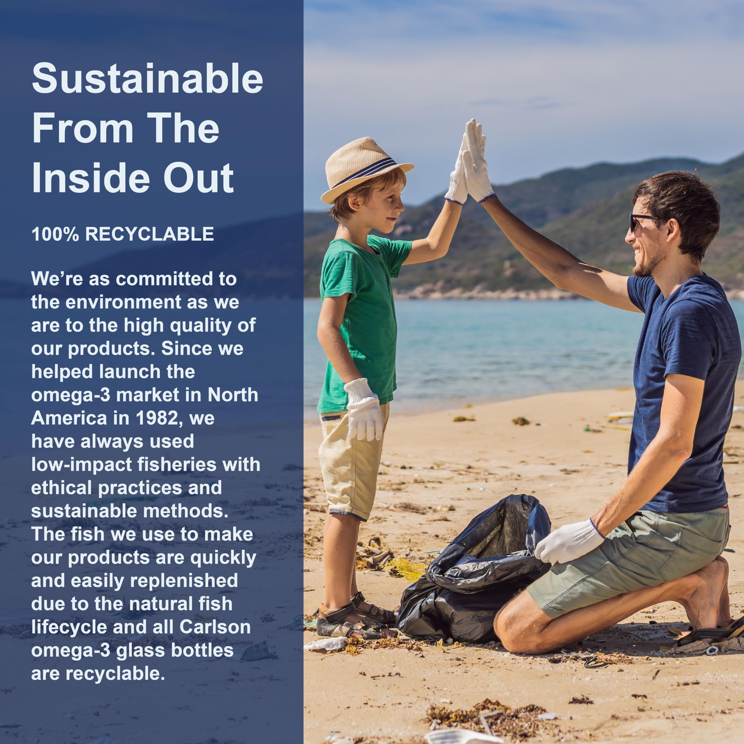 Carlson IFOS and IGEN certified label for quality assurance.