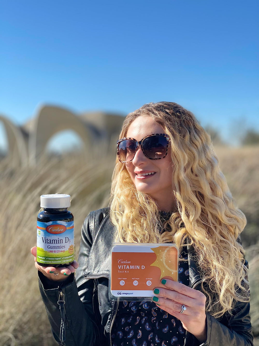 Carlson Vitamin D3 Gummies packaging shot emphasizes vegetarian formula