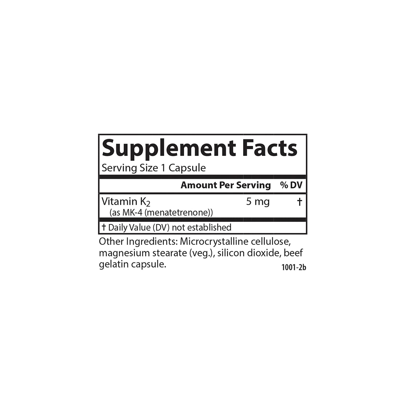 Label close-up with ingredients and soy-free claim.