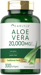 Carlyle Aloe Vera Softgel bottle offers convenient daily wellness support.