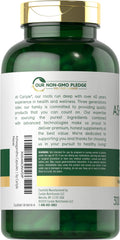 Carlyle Ashwagandha label close-up emphasizing gluten-free and non-GMO quality