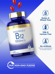 Carlyle B12 lab tested ingredients for quality assurance