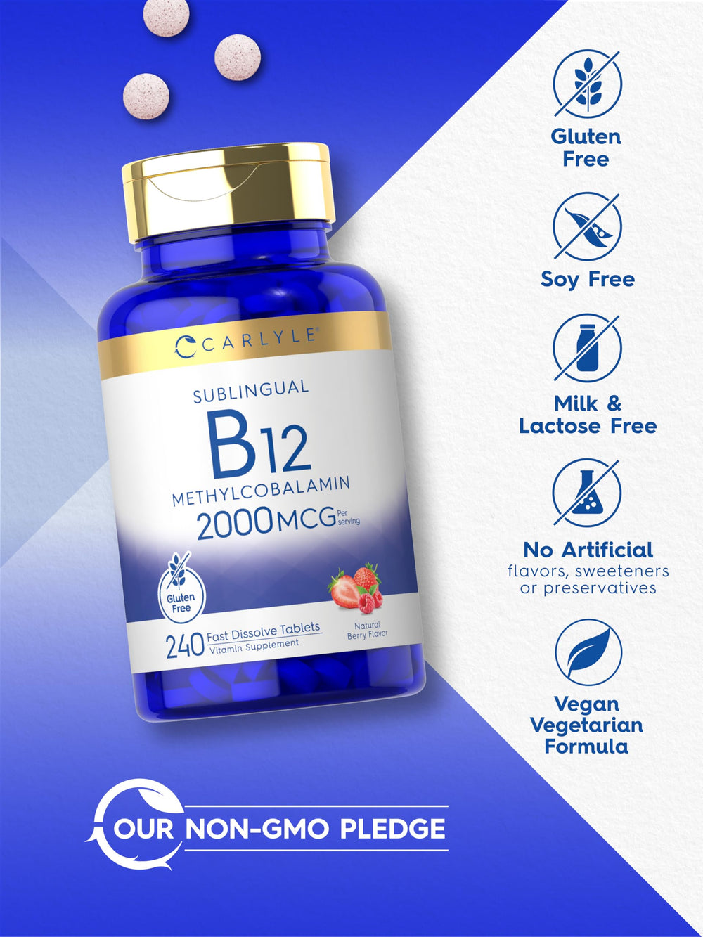 Imagen de toma sublingual Carlyle B12.
