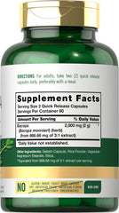 Carlyle Bacopa Capsules label gluten-free purity and allergen-free formula