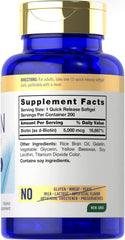 Carlyle Biotin softgels closeup highlighting easy-swallow capsules