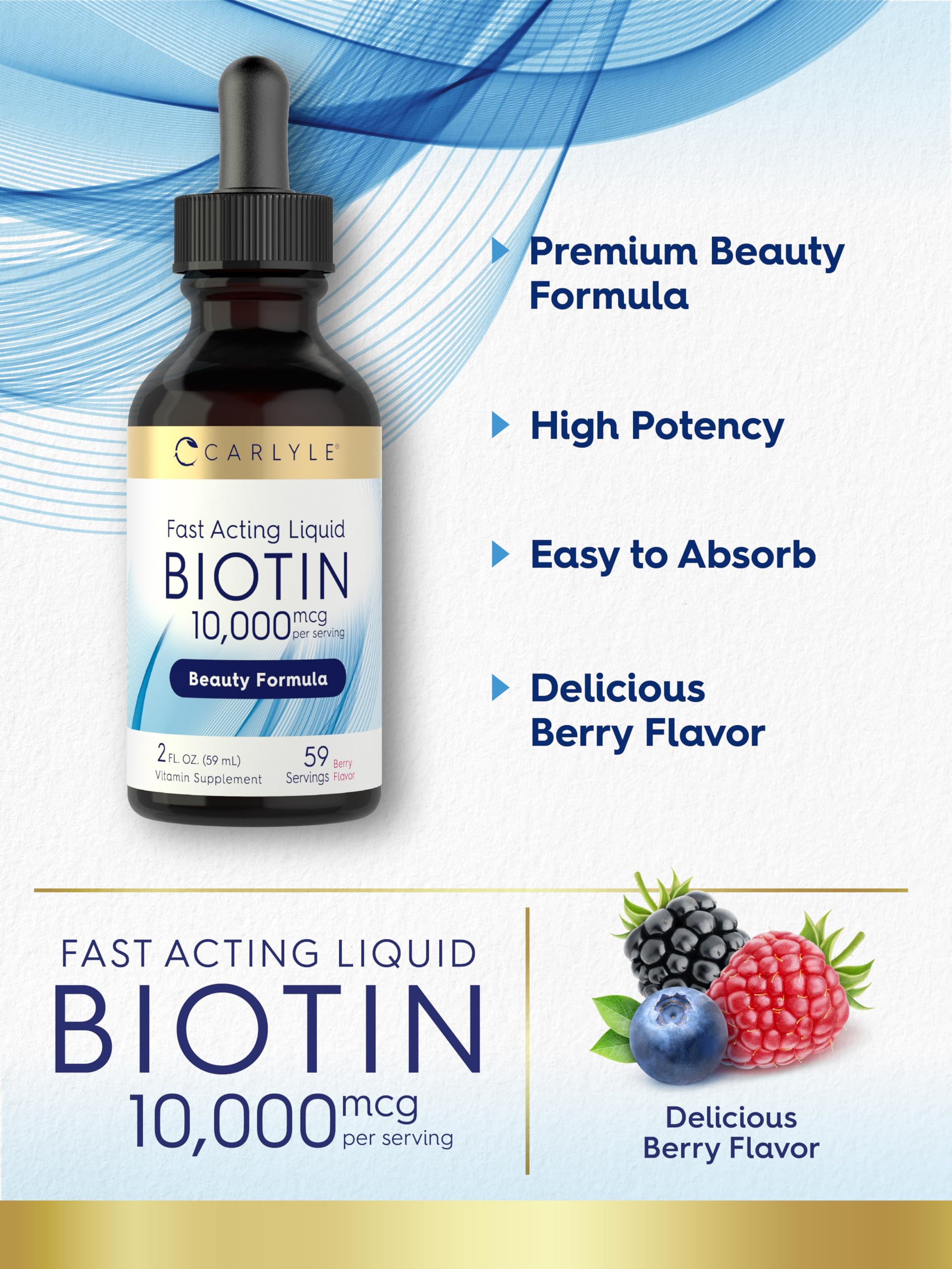 Carlyle Biotin vegetarian formula supports a vegan-friendly supplement routine.