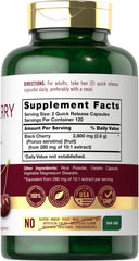 Carlyle Black Cherry Extract capsules ready for daily intake.