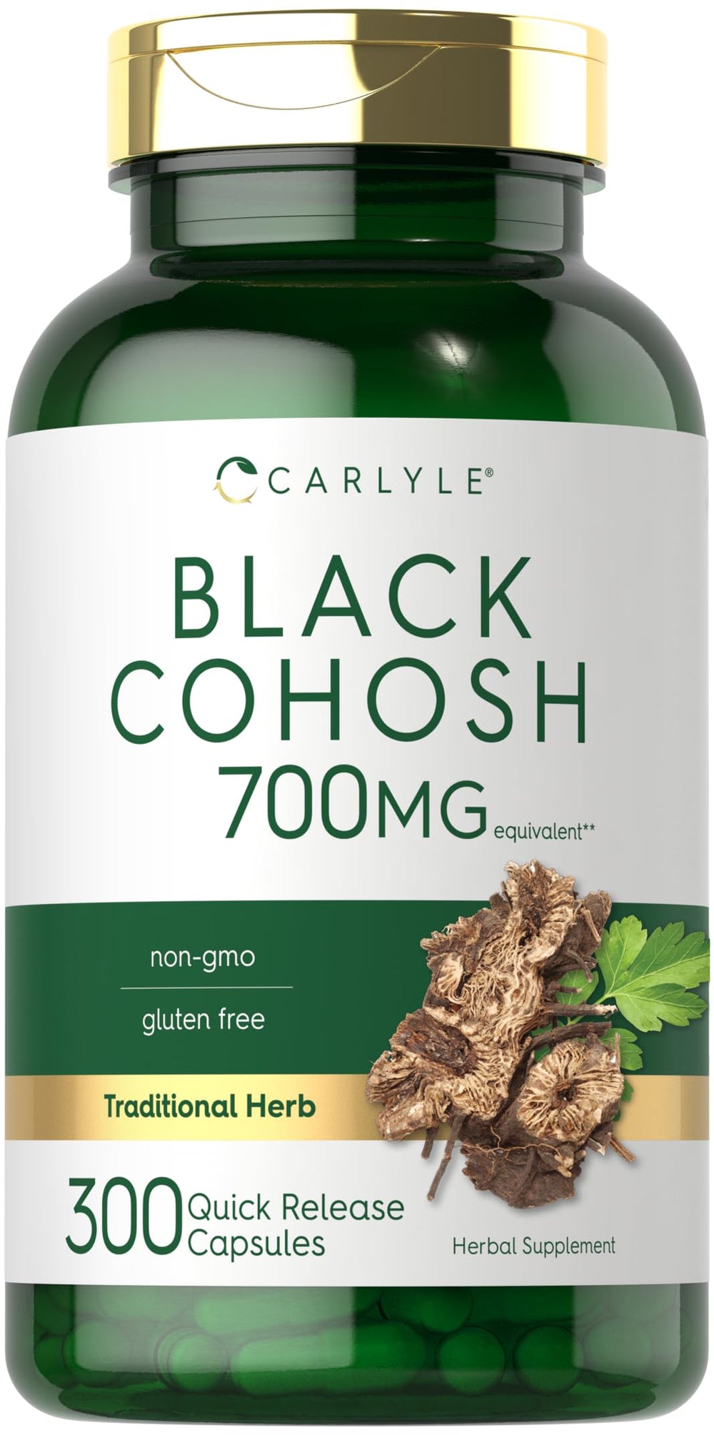 Carlyle Black Cohosh capsules bottle for daily wellness support