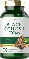 Carlyle Black Cohosh capsules bottle for daily wellness support