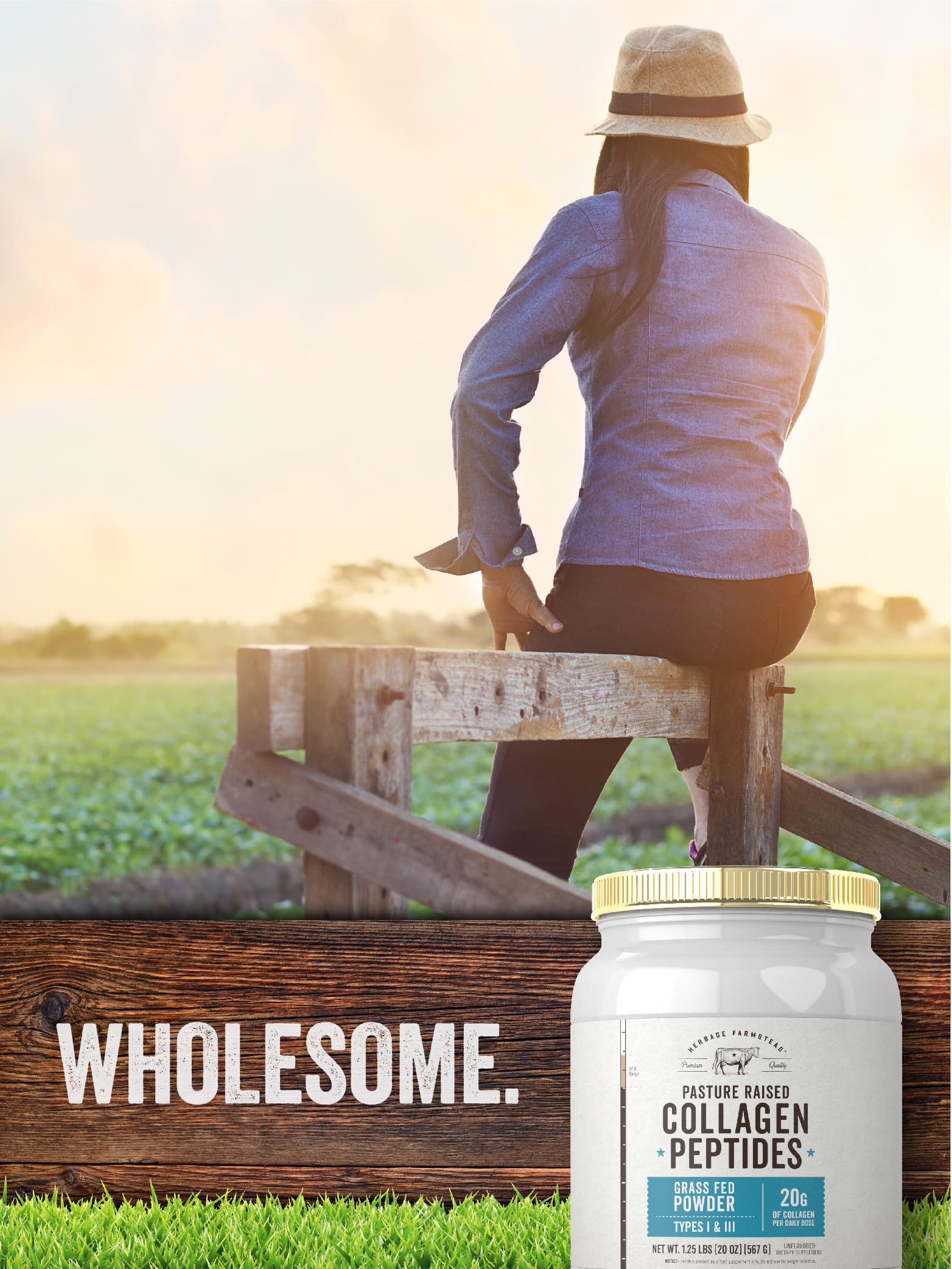 Carlyle collagen powder stirred into water for a quick, flavorless supplement.