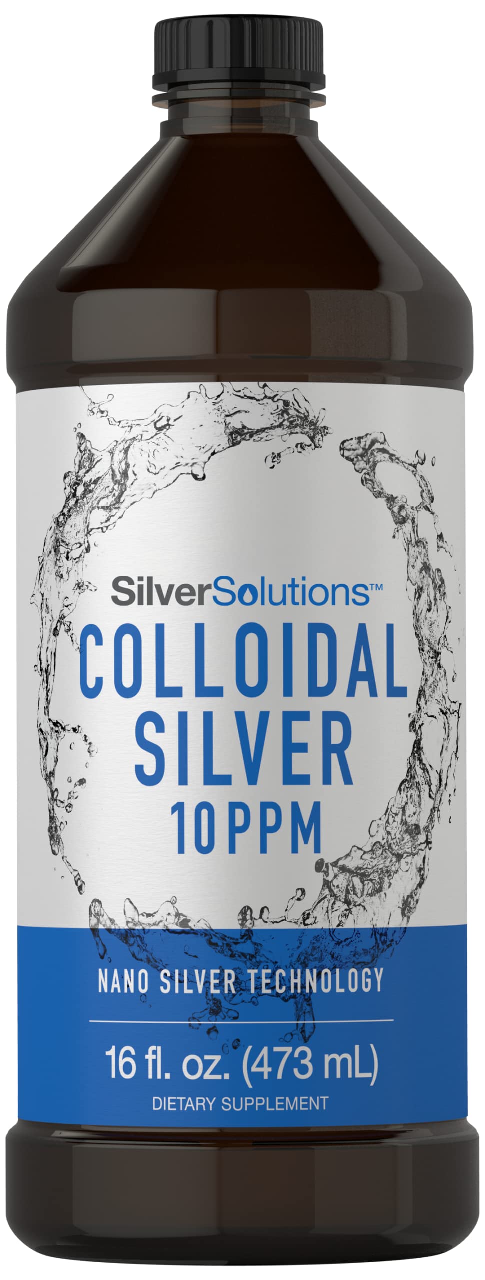 Carlyle Colloidal Silver Liquid bottle, convenient daily supplement in a gluten-free format.