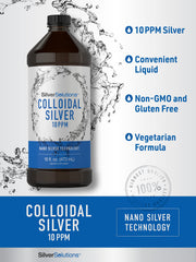 Carlyle Colloidal Silver Liquid measuring scoop showing portion control.