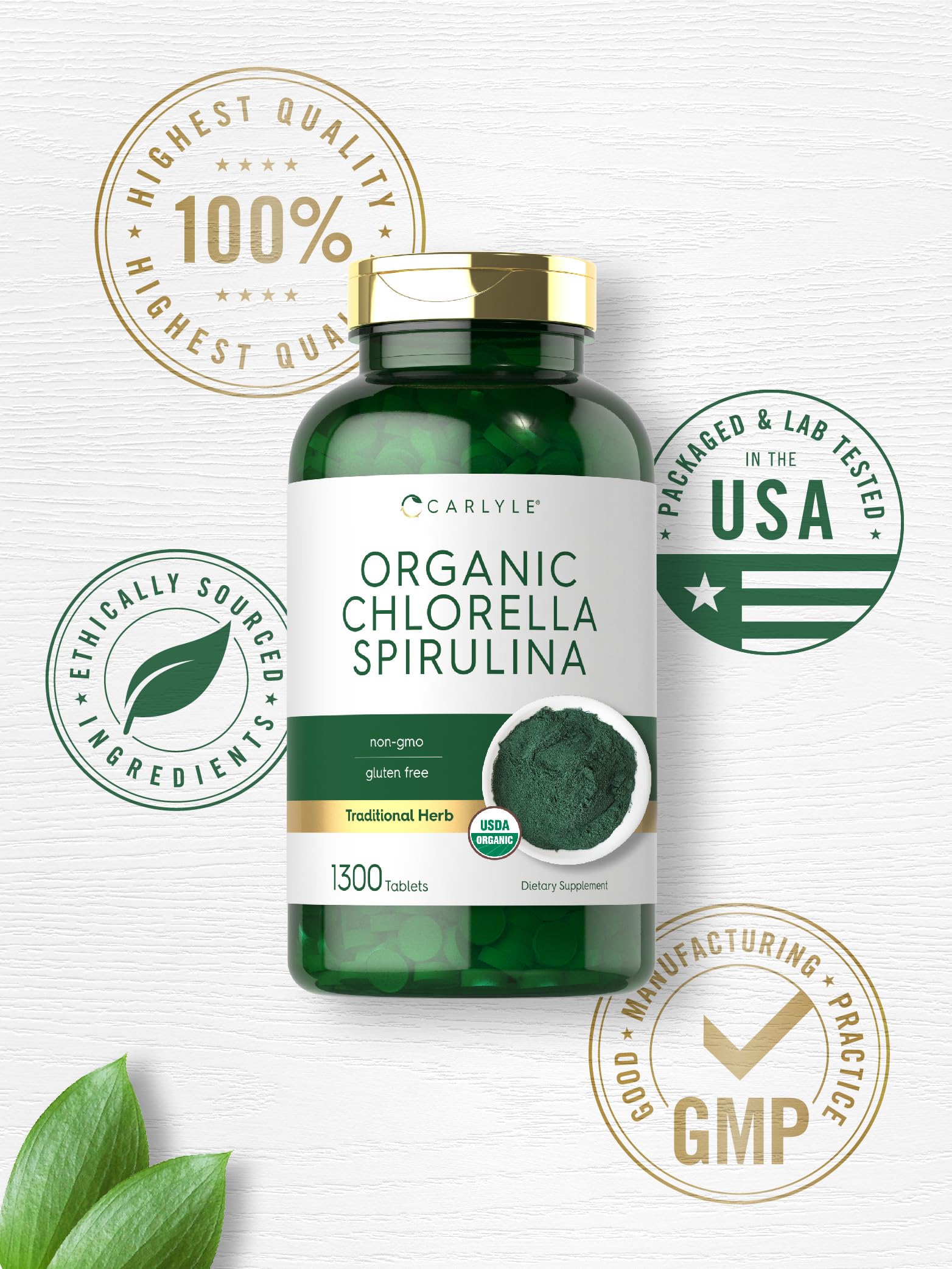 Carlyle daily use with glass of water lifestyle shot
