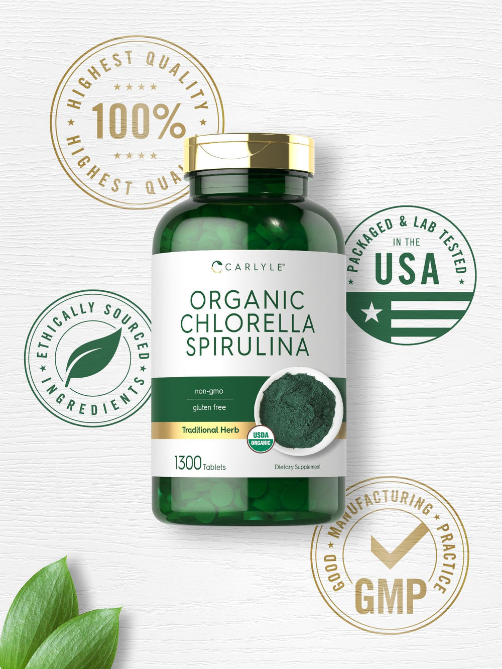 Carlyle daily use with glass of water lifestyle shot