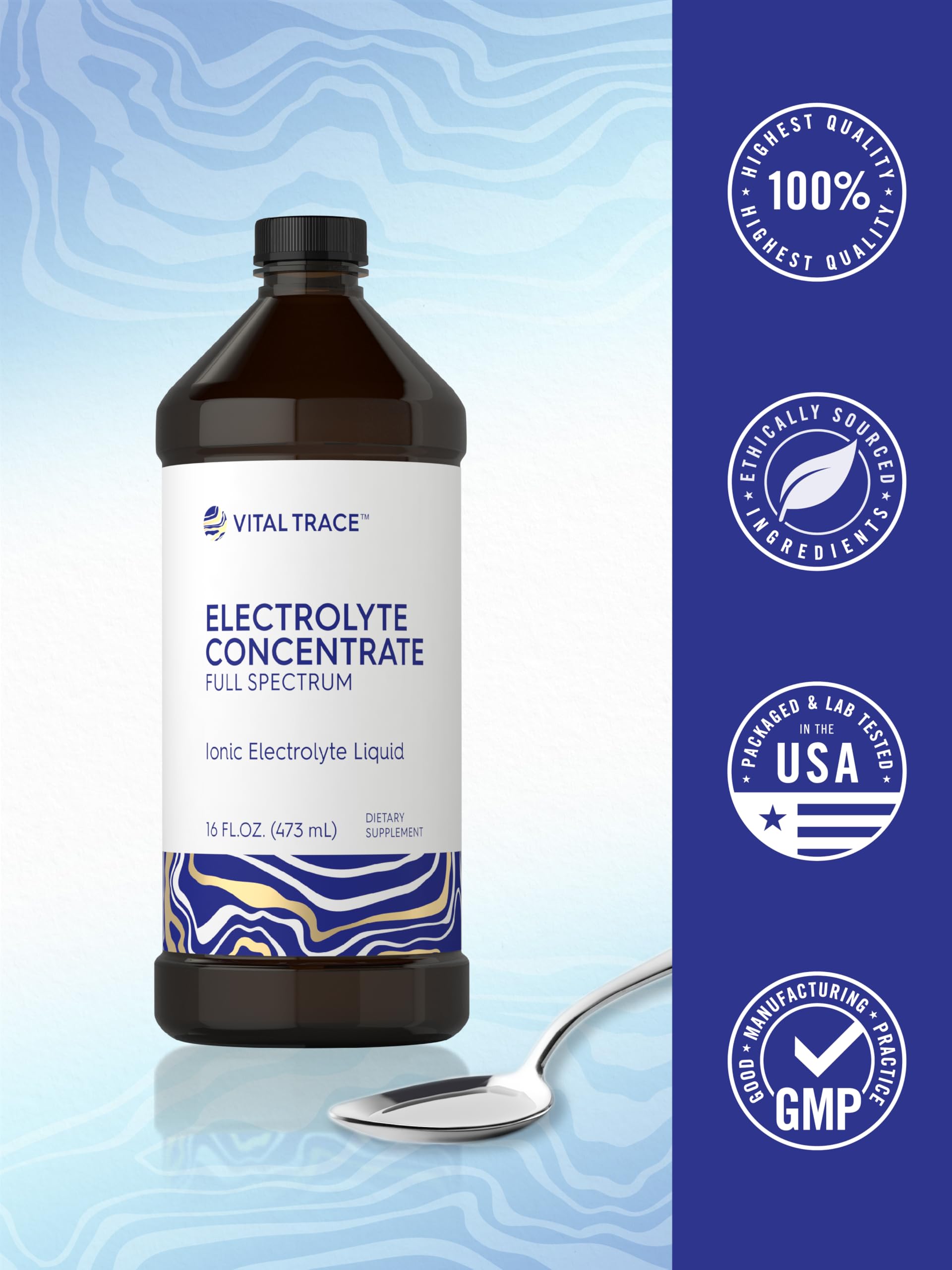 Carlyle Electrolyte Concentrate dosing cap eases measurement and use.