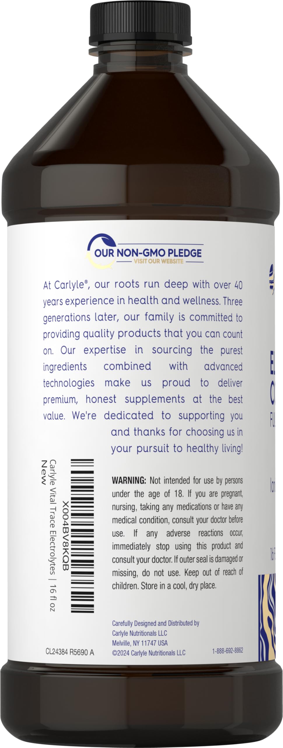 Carlyle Electrolyte Concentrate being poured for post-workout hydration.