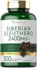 Carlyle Eleuthero Siberiano: botella de 2400 mg para uso diario