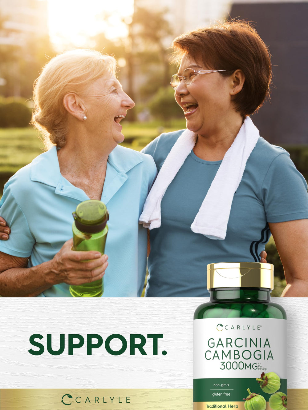 Caja de Carlyle Garcinia Cambogia con información de calidad y garantía
