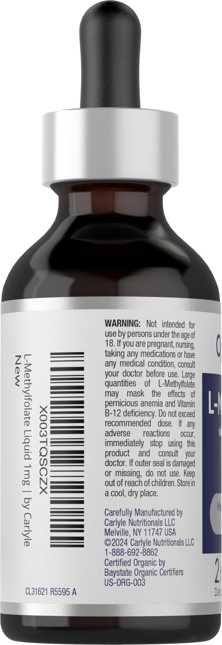 Carlyle Gotas L-Metilfolato sabor fruta mixta, experiencia agradable