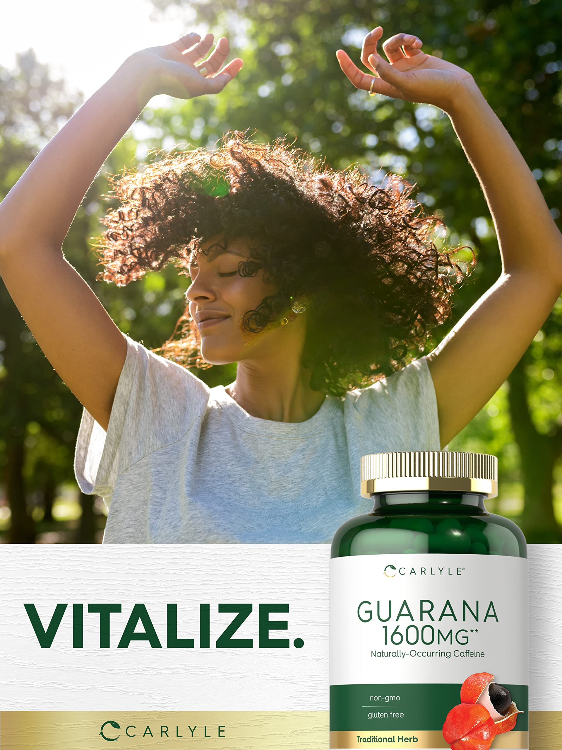 Morning-use scene with Carlyle Guarana Extract for potential daily energy support