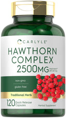 Carlyle Hawthorn Berry Complex: cápsulas para rutina diaria de bienestar