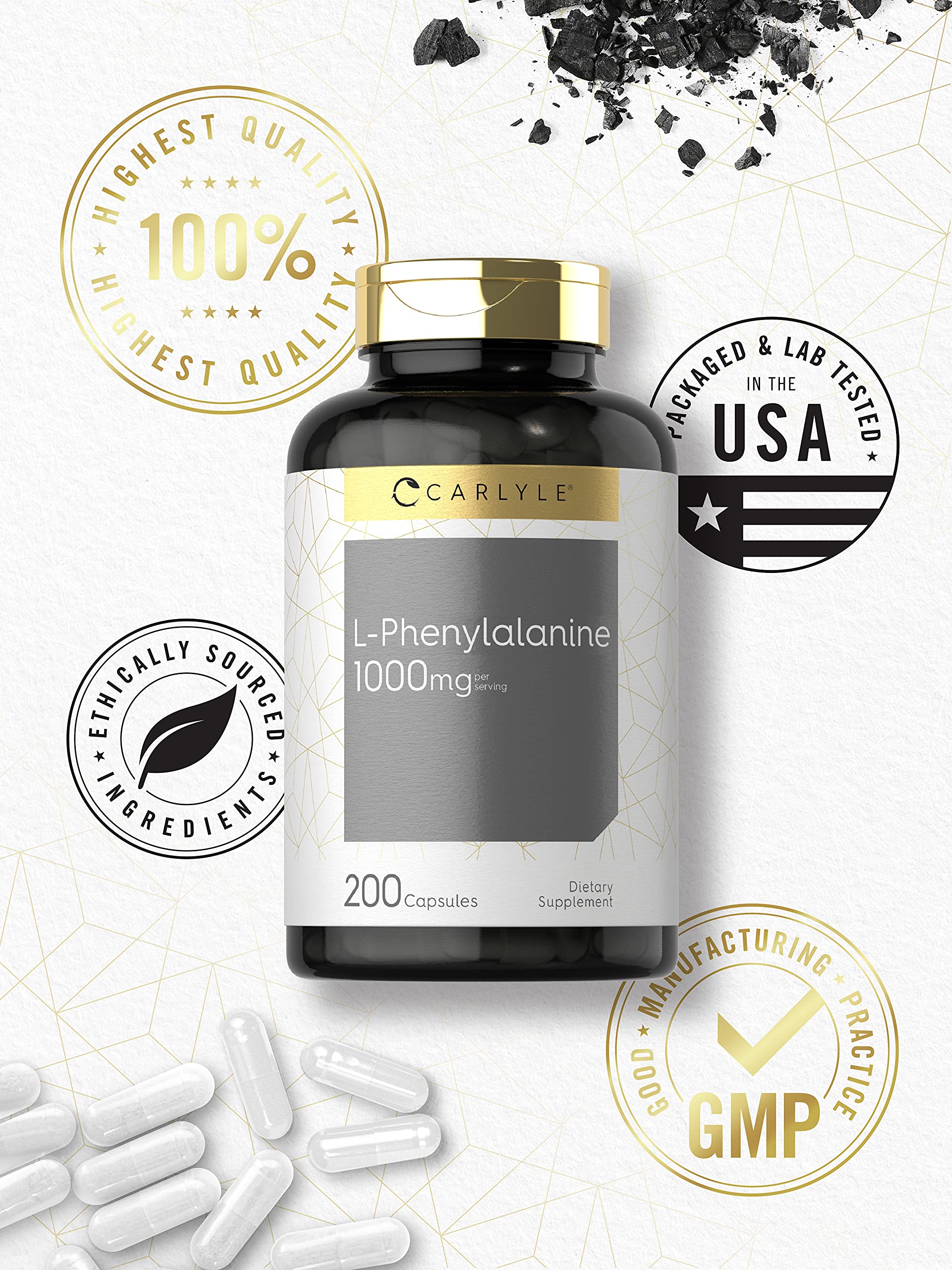 Ingredient list close-up notes gluten-free and allergen-free claims.