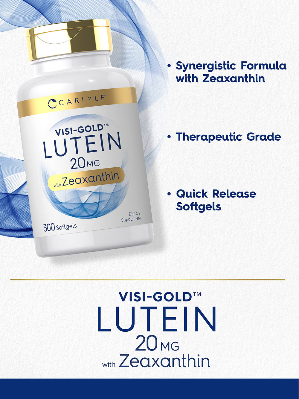 Carlyle marigold extract ingredient visual highlights natural carotenoids for eye wellness.