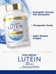 Carlyle marigold extract ingredient visual highlights natural carotenoids for eye wellness.