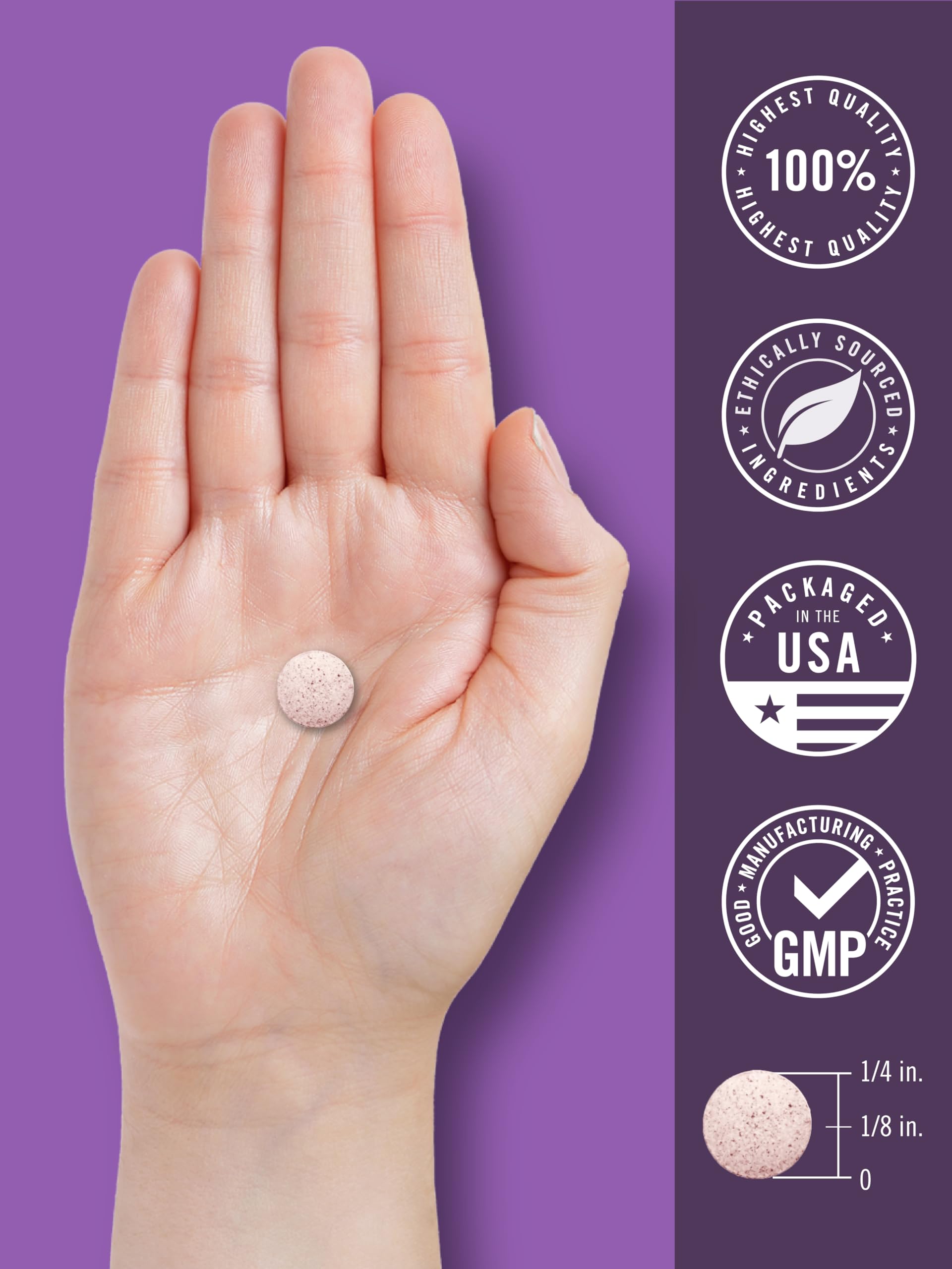Back packaging view of Carlyle Melatonin 40mg Complex with product details