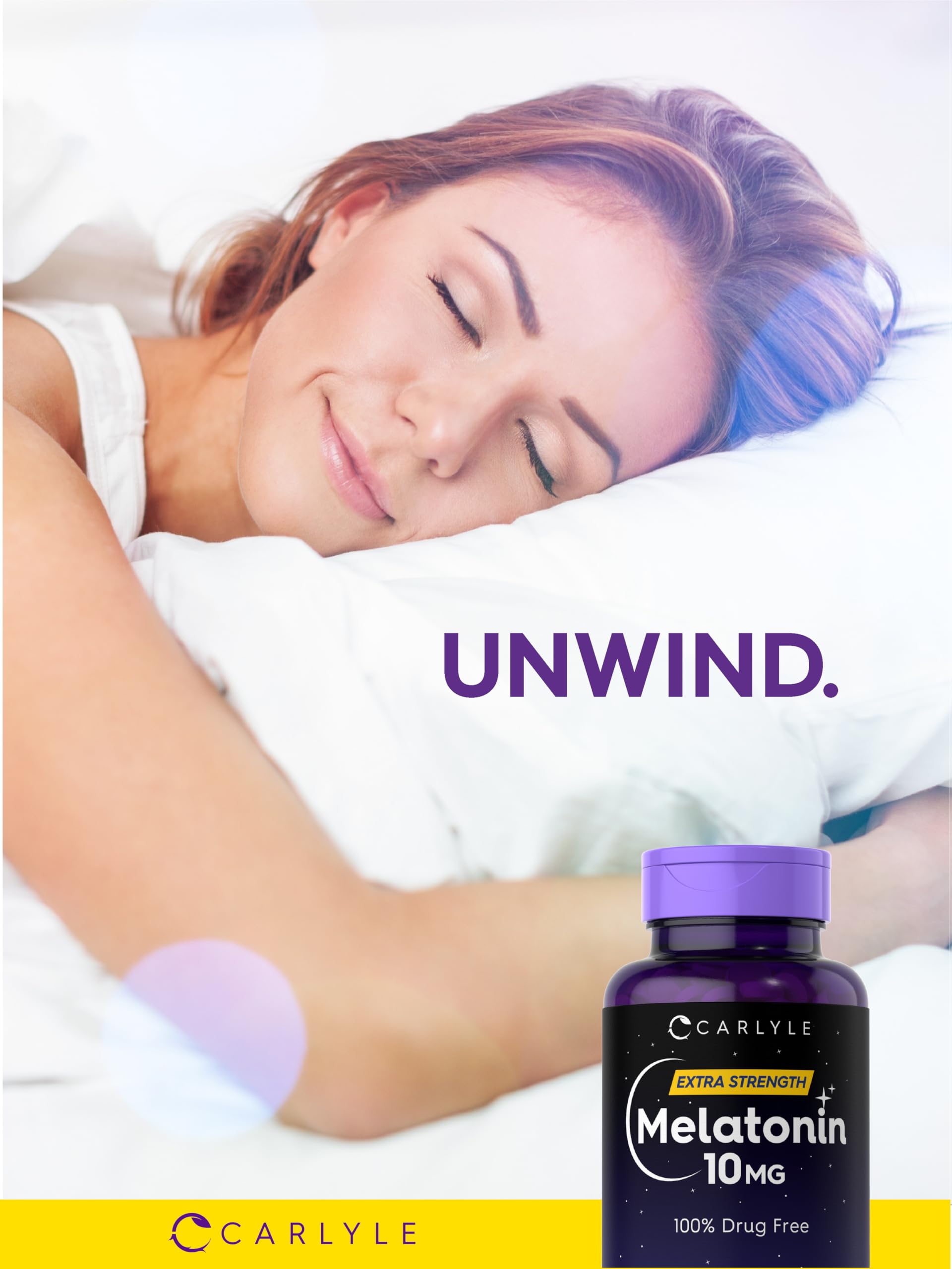 Carlyle Melatonin travel pack displayed for on-the-go evenings