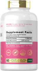 Close-up of Carlyle Myo-Inositol capsules ready for quick daily intake.
