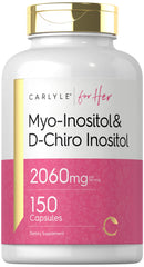 Carlyle Myo-Inositol and D-Chiro Inositol bottle front for daily wellness support
